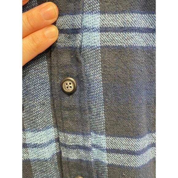 Anchorage Plaid Blue Flannel Button Down Shirt Men's Sz XXL - Picture 12 of 12